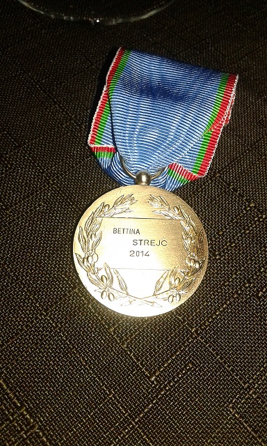 la medaille de bronze 2014